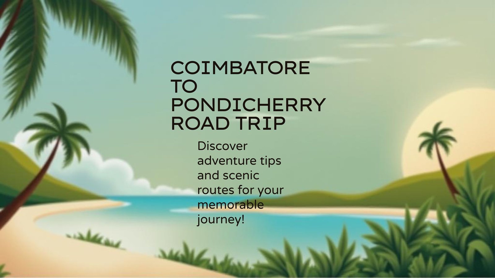 Coimbatore to Pondicherry distance